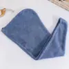 Gorro secador de pelo de microfibra personalizable de secado rápido, protege el cabello, turbante absorbente, gorro de ducha engrosado