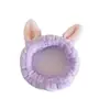 Venda Direta da Fábrica Tiaras de Pelúcia com Orelhas de Coelho, Acessórios de Cabelo Estilo Coreano, Enfeites de Cabelo Fofos, Disponível em Várias Cores, Atacado