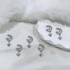 Pendente Lz em Forma de Coração de Bambu Oco Estrela e Lua 33 Adesivos de Unha Wearable DIY Boneca Modificada Zircônia Acessórios de Nail Art Estilo Ins