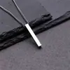 Collar Sencillo Europeo y Americano 2025 Estilo Frío Ins Elegante Versátil Cadena Larga con Colgante Geométrico Hip-hop