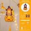 Lámpara de proyección decorativa de Halloween bolsa de materiales DIY hecha a mano para niños linterna lámpara de calabaza accesorios para actividades de jardín de infantes