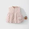 Chaleco para Bebé 120g Chaleco Acolchado de Algodón Protector de Vientre para Otoño e Invierno, Top Cálido de Forro Polar para Bebés y Niños