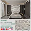 Nuevo Modelo Superficie de Cristal 1200*2400 Fondo Brillante Pared de Fondo Entrada Isla de Jade Azul Mesa Mostrador de Bar Mesa de Café Cristal Azul