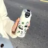 Taza de vacío de dibujos animados de panda lindo taza de bebida portátil para oficina de niña taza para beber para estudiante taza para exteriores rebotante