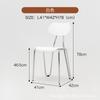 Silla de comedor de estilo antiguo medio con respaldo de madera maciza, mesa y silla de comedor francesas, silla vintage de estilo de diseño minimalista creativo de alta gama.