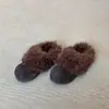 Versión Alta~Aumentador de Altura Puntera con Piel Pantuflas Invierno Nuevo Estilo Versátil para Uso Exterior Cálido Cómodas de Ponerse de un Paso Zapatos Birkenstock