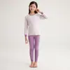 Outono e Inverno Roupas de Algodão com Gola Redonda para Crianças Calças Compridas Meninos e Meninas Estampa de Desenho Animado Roupa de Baixo Suit Pijama