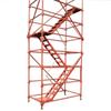 Caja de escalera de seguridad para excavación de cimentación puente pilar construcción red de protección de escalera tipo 75 cubierta de escalera de seguridad viga plataforma plana