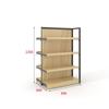 Estante de madera de acero [personalizado], estante para tiendas de conveniencia, estante para refrigerios, papelería Nakajima, tienda para madres y bebés, estante para supermercado al por mayor