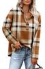 Sudadera de Mujer Amazon Talla Europea 2025, Top Único, Cuello en V, Estilo Casual, Camisa Deportiva de Botones Medianos, Jersey