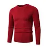 Comércio Exterior Transfronteiriço Novo Suéter de Malha Masculino Jaqueta Estilo K Juventude Cor Pura Casual Simples Slim Suéter