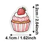 Conjunto Transfronteiriço de 50 Peças de Novos Adesivos Doces de Coelho Morango Rosa Fofos, Adesivos Girly à Prova d'Água, Decalques Kawaii