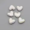 Contas Soltas Cor AB Galvanizada com Furo Reto em Formato de Coração Pequeno Materiais de Decoração para Montagem de Corrente de Celular Chaveiro de Roupa Pingente Contas