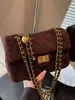 Bolsos de Moda Otoño 2025 Bolsos de Mujer Estilo Occidental para el Trabajo Bolsos de Cadena de Aspecto Elegante Bolsos de Hombro para Debajo del Brazo Bolsos Cruzados
