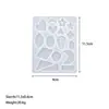 Aretes Colgantes DIY Molde de Pegamento Aretes Joyería Colgante para Aretes Molde de Silicona Transfronterizo