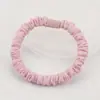 Tela de color caramelo a rayas cuerda para el pelo de intestino delgado banda elástica para el pelo accesorios para el pelo coreanos lindos para mujer banda de goma para el pelo dulce de celebridad de internet