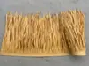 Telhado de palha simulado, guarda-sol de palha plástico, pavilhão de palha com cola quente, palha simulada, grama artificial de resina, estilo retrô e antigo
