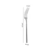 Cubiertos Occidentales Engrosados de Acero Inoxidable 304 Nórdico Mango Hexagonal Esmerilado Cuchillo para Filete Tenedor Cuchara Tenedor Cuchara de Postre para Hogar Hotel
