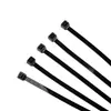 Bridas de plástico negras y blancas venta directa de fábrica bridas de nylon empaque neutro transfronterizo bridas de nylon autoblocantes