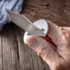 Venta al por mayor del fabricante Cuchillo para ostras de acero inoxidable con mango de madera para abrir conchas al aire libre Cuchillo para mariscos de vieiras Cuchillo para abrir conchas de ostras
