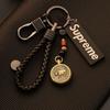 Llavero latón giratorio zodiaco Conejo Dragón oveja llavero creativo personalidad de hombre pareja colgante exquisito