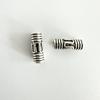 Cuentas Espaciadoras Cilíndricas de Aleación de Plata Antigua Accesorios para Joyería DIY Pulsera Collar Junta Espaciadora Venta al por Mayor