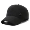 Gorro de Otoño e Invierno para Hombres de Mediana Edad y Mayores, Gorro Cálido de Abuelo con Forro de Felpa, Gorra de Béisbol para Papá que Protege los Oídos, Gorra de Béisbol Versátil de Lana