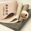 Mantel individual de cuero estilo japonés para mesa de comedor transfronterizo, mantel impermeable y resistente al calor para el hogar, mantel para cuencos y platos, mantel de comedor occidental de lujo ligero para hotel
