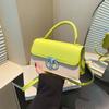 Bolso Pequeño con Hebilla de Cierre Texturizada para Mujer 2026 Nuevo Versátil Retro Bolso de Hombro Cruzado Bolso de Mano para Viajes Diarios de Dama Bolso Cuadrado Pequeño
