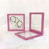 Caixa de Exibição para Broche, Pingente, Relógio, Joias, Caixa de Armazenamento, Brinquedo de Mesa, Embalagem, Caixa de Exibição Grande Tamanho com Filme Ins