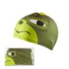 Gorro de natación adulto gorro de tela gorro de natación poliéster nailon cuatro agujas seis hilos unisex grande cinturón de natación tarjeta de papel venta al por mayor