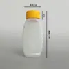 Frasco squeeze para Maionese Molho de Salada Ketchup Embalagem Frasco 400ml Plástico Branco Frasco de Condimento com Tampa de Silicone com Válvula