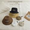 Chapéu de pescador infantil estilo coreano para primavera e outono, novo, de secagem rápida, para meninos e meninas, Chapéu de Sol, proteção solar, chapéu de balde com personalidade, chapéu de sol para bebê