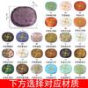 Venta al por mayor de comercio exterior europeo y americano, tallado de amatista, símbolo vikingo Vegvisir del dios de la guerra, accesorios para adornos DIY