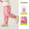 Calça de Inverno Dudu's Girls com Lã, Calça Longa para Meninas, Calça Casual de Inverno, Calça de Moletom para Bebê, Calça Esportiva Infantil, Tendência