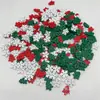 Botones de Madera Serie Navideña, Copos de Nieve de Madera Blancos, Adornos Mixtos para Decoración de Árbol de Navidad, Accesorios Hechos a Mano para Bricolaje