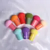 Esponja de Polvo Compacto Pequeña Cabeza de Hongo Suave Huevo de Maquillaje para Belleza Calabaza Esponja Seca y Húmeda Huevo Esponja de Maquillaje Huevo de Belleza Al por Mayor