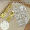 Joyería para Uñas con Remache de Estrella de Cinco Puntas Transfronteriza Nuevo Producto Joyería para Uñas Recortada de Metal Estrella Plateada Uso Navideño Parche para Uñas