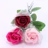 Dia do Professor Flor de Sabão Rosa Única Atividade de Promoção no Atacado Presente Pequeno Flor de Sabão Negócio WeChat Código QR Flor Aromática Arte