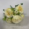 Ramo de Flores Artificiales de Peonía y Hortensia de Primavera Transfronterizo para Decoración de Boda y Hotel, Decoración de Mesa para Sala de Estar en Casa, Flores Falsas
