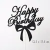 Decoración de Pastel Dios Masculino Feliz Cumpleaños Pollo Reina Negra Tarjeta Barba Papá Muy Guapo Enchufe Inglés