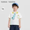 [Balaone] Camisetas de Manga Corta Balabala para Niños y Niñas 2026 Nuevo Verano Algodón Puro Estilo Americano Estampadas