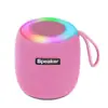 Altavoz Bluetooth para Ciclismo al Aire Libre, Portátil Inalámbrico con Ranura para Tarjeta, Subwoofer, Luz Ambiental para el Hogar, Sistema de Audio de Escritorio