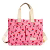 Bolso Floral 2026, Bolso de Compras Grande Capacidad Estilo Coreano Otoño, Bolso de Mujer de Alta Gama, Diseño Único, Transfronterizo