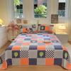 Algodón Original Viejo Grueso Colchoneta Sábana Lino Grueso Colchoneta de Cama Juego de Tres Piezas Verano Hogar Cama Individual Doble Sábana Gruesa