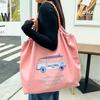 2026 Nuevo Bolso de Hombro Bordado Estilo Cadena de Bolas de Cuero, Gran Capacidad, Versátil, de Alta Calidad para Mujer