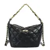 Bolsas de Mujer Transfronterizas 2025 Nueva Moda Trendy Bolso Cruzado Versátil Bolso Cubo de Hombro con Cadena Texturizado Acolchado
