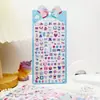 Lindas pegatinas de espuma de dibujos animados para niños, decoración DIY para cuadernos, botellas de agua y fundas de teléfono