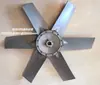 Pás de Ventilador Axial 600mm Seis Pás de Liga de Alumínio Pás do Impulsor 24mm 28mm Ajustável 6 # Pás
