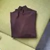 Suéter Pulôver de Gola Alta Meia-Calça de Cashmere Tricô de Lã Outono/Inverno 2025 para Mulheres, Suéter Interno de Corte Justo para Mulheres